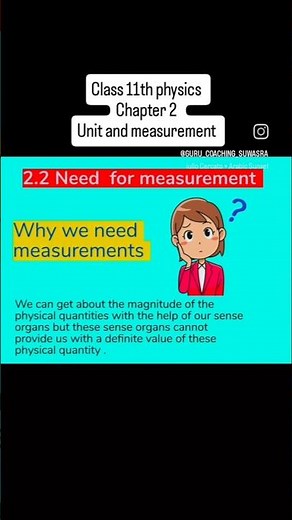 physics class 11 chapter 2 unit and measurement notes| class 11 chapter 2 physics notes |