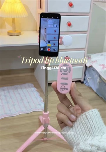 Tripod HP Bluetooth dengan Remote Control