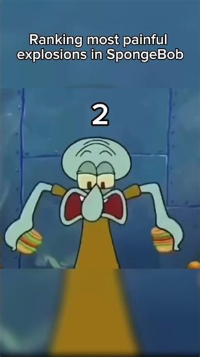 Ranking most painful explosions in SpongeBob #viral #funny #memes #1million #spongebob #shorts