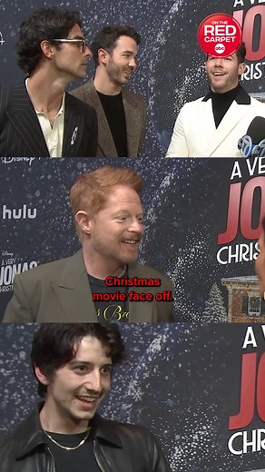 Do you agree with the Jonas Brothers’ best Christmas movie picks? Make sure to add "A Very Jonas Christmas Movie” to your list, streaming November 14 on Disney and Hulu! | On The Red Carpet