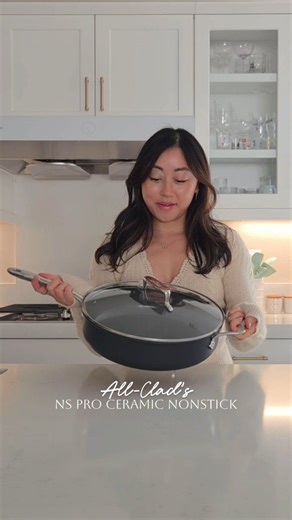 L♡ San Diego foodie | cooking | lifestyle UGC creator on Instagram: "🍳 WATCH HOW EASILY THIS RELEASES - no oil, no stress 🫨 @allclad - [ gifted by All-Clad ] 👩‍🍳 All-Clad's NS Pro Ceramic Nonstick cookware is made for effortless cooking! 🤝 I love that this new line combines All-Clad's signature performance with a ceramic surface, meaning: even heating, stain resistant, and easy clean-up ✔️ 🥚 We eat a lotttt of eggs in this household, so we rely on a true nonstick pan❕️ 👉🏼 Ceramic nonstic