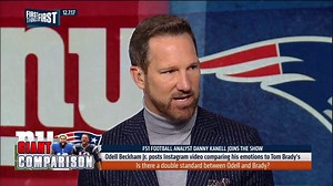 3.4K views · 36 reactions | There is a double standard between Odell Beckham Jr & Tom Brady. And that’s 100% okay. Brady has earned the right to act how he wants. Danny Kanell explains | First Things First on FS1 | Facebook