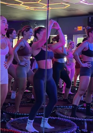 Trio Rebound & Pole Fitness Workout Routine