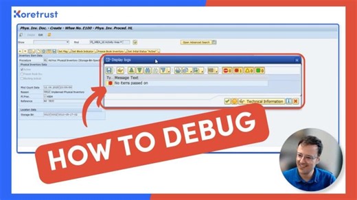 This SAP EWM Physical Inventory Bug Cost Me 2 Days (Debugging Walkthrough) | Rohan Thakur