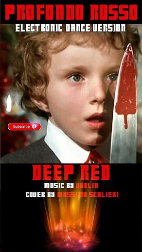Deep Red, Profondo Rosso, Electronic Dance Soundtrack Main Theme, Cover By Massimo Scalieri #shorts