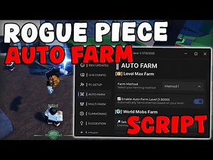 [🏴‍☠️BEST] Roblox Rogue Piece Script Auto Farm, Instant Kill & MORE Pastebin 2025