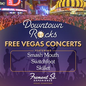 193K views · 726 reactions | Official Announcement! The 2023 Downtown Rocks FREE Concert Series returns!!!!! We're kicking the series off with SmashMouth, The Toadies and Marcy Playground, Memorial Day Weekend! See the entire lineup here: https://vegasexperience.com/downtown-rocks-free-concerts/ Tell us who you are looking forward to seeing the most…. | Fremont Street Experience | Facebook