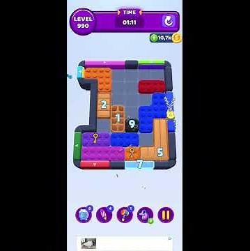 Color Block Jam - Level 990 solution #games #gaming #puzzle #gameplay