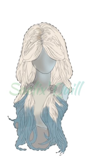 Speed Painting hair #ibispaintx #artistsonyoutube #drawinghair #fyp