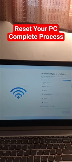 Reset PC complete. process. How to reset laptop. Full Reset Computer #pc #pcsupport #windowslaptop