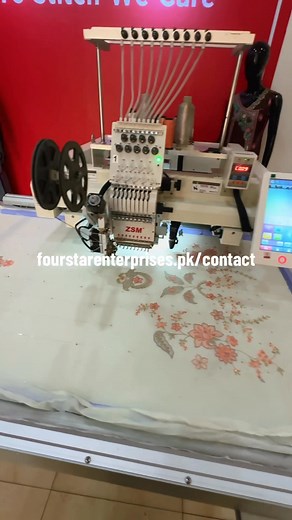 ZSM 1 Head Lazer Sampling Machine — 55-inch full front embroidery with Laser, Double Sequins & Boring. ✅ Perfect for fashion embroidery, sampling, and boutique production. Experience ZSM technology — reliable, fast, and made for professionals! 🇨🇳➡️🇵🇰 #ZSM #EmbroideryMachine #HighSpeedEmbroidery #SamplingMachine #ZSMPakistan #LaserEmbroidery #DoubleSequin #BoringDevice #LaserCutEmbroidery #DoubleSequins #BoringDevice #CreativeEmbroidery #TextileMachinery #EmbroideryDesign #EmbroideryArt #Made