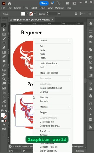 1.9M views · 9K reactions | Simple Path trick On Illustrator殺 #graphics #design | Graphics World | Facebook