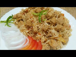Soya Pulao | Soya Pulao in Pressure Cooker | Soya Chunks Pulao | Soya Biryani | Nutrela Pulao.......