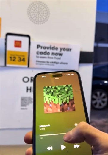 Minecraft Meal Experience at McDonald's Drive-Thru