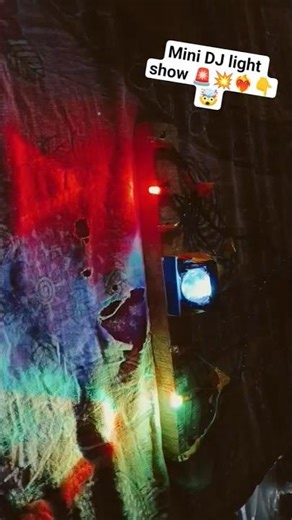 mini DJ light show with sound check ✅🚨💥❤️‍🔥👇🤯 #shorts