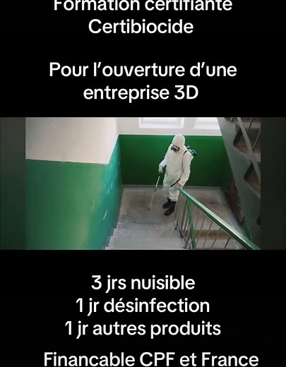 Formation Certifiantes Certibiocide : Ouvrez Votre Entreprise