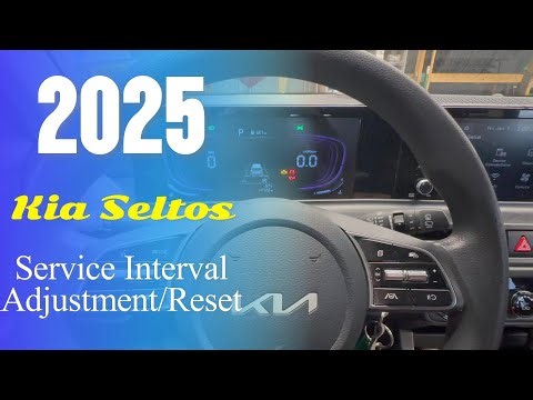 2025 Kia Seltos Oil Life Service Interval Reset