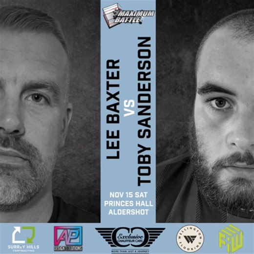 2K views · 20 reactions | ONLY ONE WEEK LEFT!壘壘壘 Limited tickets available  15 November 2025 Maximum Battle Princes Hall Aldershot GU11 1NX Smart Casual Doors open 7:00pm First fight 7:30pm Finishes 11-11:30pm | Maximum Battle | Facebook