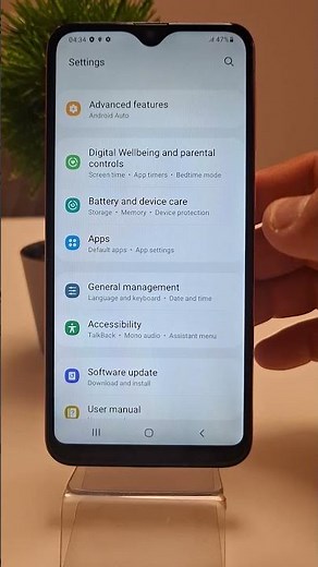 Samsung A20e Change Language