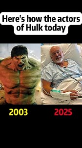 183K views · 669 reactions | Here's how the actors of Hulk today.#usa #us #foryoupage #celebrities #fyp #tiktok #actor #beforeandafter #foryou #hulk | Living with Disasters | Facebook