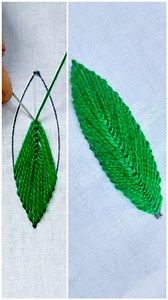 245K views · 9.3K reactions | Hand Embroidery Leaf Basic Stitchs for Beginner's Tutorial by SmirchS..... | SmirchS | Facebook