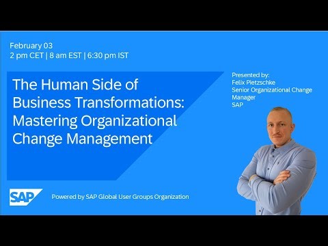 Business Transformations: Mastering Organisational Change Management I Move to Cloud ERP I 26.02.03