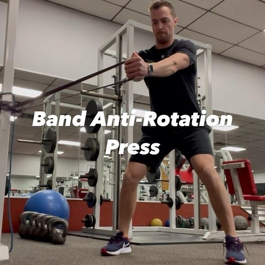 Band Anti-Rotation Press #trainlikethepros