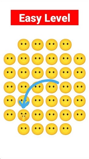 Find Emoji : Test Your Eyes Power ! | Eye Test Puzzle | Part 2 #shorts