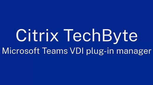 The Microsoft Teams VDI Plug-in Manager optimizes the audio and video...