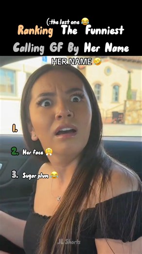 Ranking The Funniest “Calling Girlfriend By Her Name” Reaction #shortsviral #ranking #viralvideos