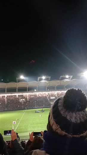 spectacle de dronne stade toulousain décembre 2025