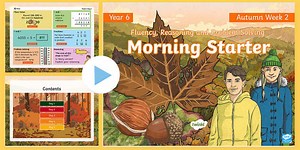 Year 6 Maths Autumn Morning Starter PowerPoint 2