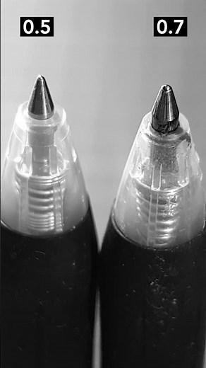 ZEBRA SARASA CLIP 0.5 vs ZEBRA SARASA CLIP 0.7