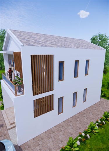 18K views · 152 reactions | 20x30 Feet House Plans 6x9 Meter 2 Bed Gable roof | HousePlans 3D | Facebook