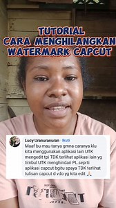 Cara menghilangkan Watermark Capcut ✌️⭐️ #tutorial #cara #gurupedalaman #fbproo | Christin Sirken