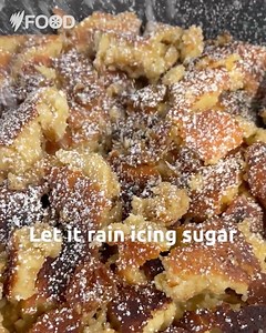 Welcome to the realms of kaiserschmarrn or torn pancakes. An Austrian dessert that has become a popular Bavarian breakfast, it has many accidental genesis stories behind it. Get the recipe: sbs.com.au/food/article/2023/02/16/fluffy-pancake-recipe-embraces-failed-flips | SBS Food