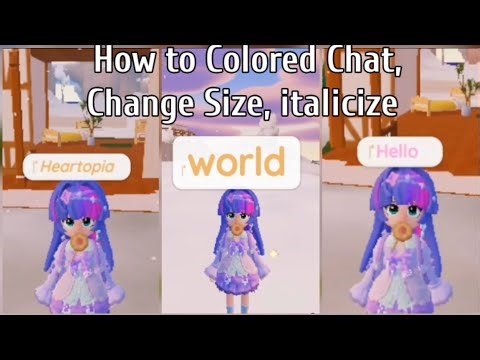 Heartopia Tips | How to Change Text / Chat Color, Change Text Size, and Italicized Text