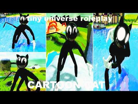 ROBLOX - UPDATE - TINY UNIVERSE ROLEPLAY [CAT] How to get CARTOON CAT BADGE + CARTOON CAT MORPH!