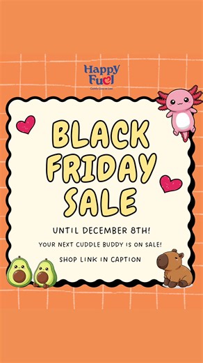 The coziest Black Friday deal is finally here. Your favorite Happy Fuel plush buddies are on SALE on Amazon—heatable, huggable, and perfect for gifting this holiday season. Soft, warm, unscented, and made for everyday comfort. Do not wait—these sell out fast during the holidays. Shop the Black Friday Sale now on Amazon. ➡️ https://www.amazon.com/happyfuel #HappyFuel #BlackFridaySale #AmazonFinds #CozySeason #PlushTok