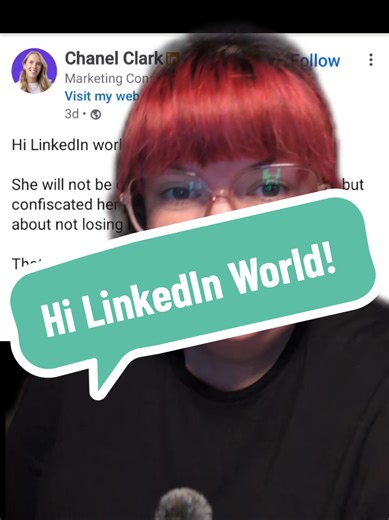 Did this woman's mum really hijack her LinkedIn and post without her knowing?? #ThatNeverHappened #ThatDidntHappen