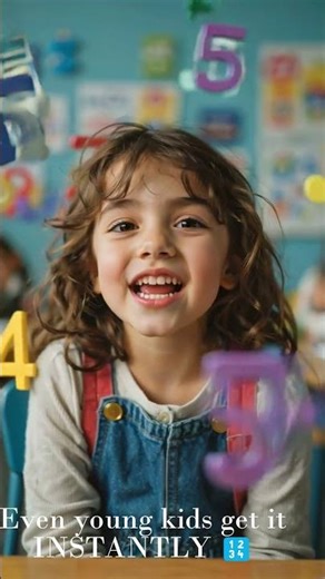 This 6-year-old knows her 12 times table but can't tie her shoes 🤯🎵