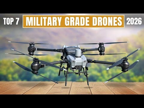 TOP 7 Best MILITARY-GRADE DRONES in 2026 | The Tech Behind Modern Warfare