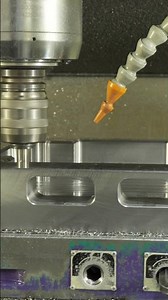 Drilling deep with perfect accuracy, hole after hole. 🎯 #precision #tooling #moldmaking #cncmilling