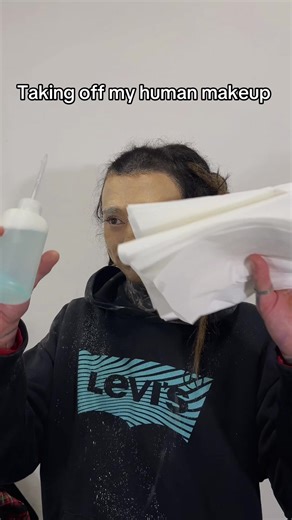 Removing Human Makeup: Behind the Face Tattoo Look