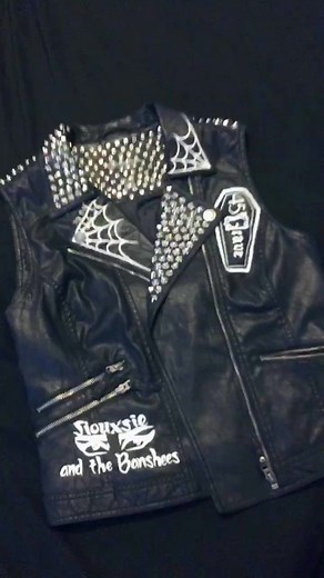 Customizing a Thrift Store Vest with a Gothic Twist