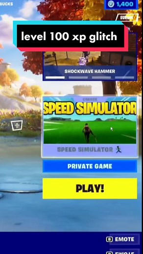 Unlock Level 100 XP Glitch in Fortnite Creative | Map Code 1645-4829-3253