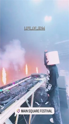 Marshmello live at Main Square Festival #marshmallow #edm #dj #festival #shorts #trending #viral