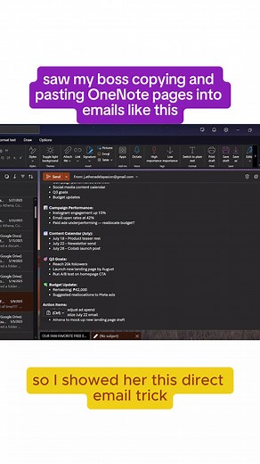 OneNote to Outlook: One-Click Shortcut Tips
