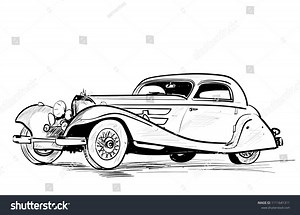 Very Old Car Stock Vector (Royalty Free) 1111641311 | Shutterstock