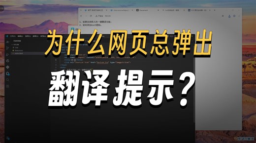 连百度都翻车了？一键翻译毁掉网页体验，两招教你完美避坑！ 别让自动翻译毁了你的网页！一招教你彻底禁用。快速配置 ICO 图标